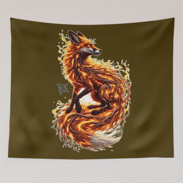 Item preview, Ember Root Fox Spirit designed and sold by TommySpark.