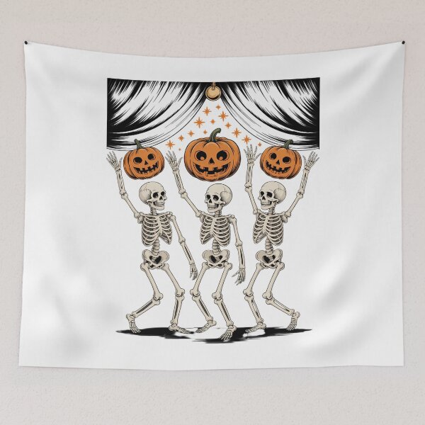 Item preview, Pumpkin Skeleton Halloween  designed and sold by HellD3vil-Art.