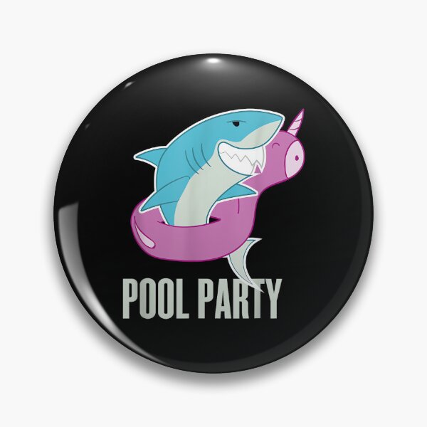 Item preview, Pool Party Inflatable Unicorn Float Funny Shark Swim designed and sold by RichardXRichard.