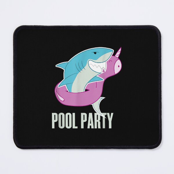 Item preview, Pool Party Inflatable Unicorn Float Funny Shark Swim designed and sold by RichardXRichard.