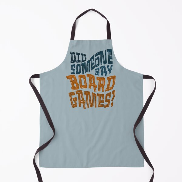 Item preview, Blue Orange Did Someone Say Board Games Typography designed and sold by TackyTime.