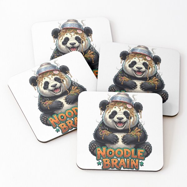 Item preview, Funny Noodle Brain Panda - Kawaii Ramen Lover Chaotic Aesthetic designed and sold by The Grumpy Pet Club.