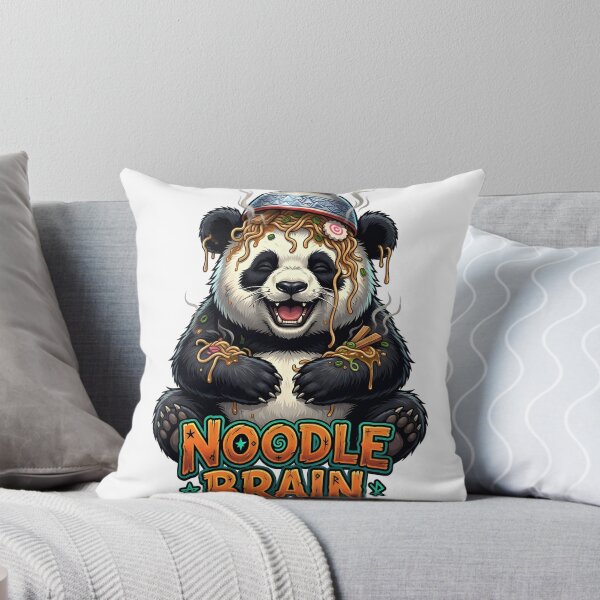 Item preview, Funny Noodle Brain Panda - Kawaii Ramen Lover Chaotic Aesthetic designed and sold by The Grumpy Pet Club.
