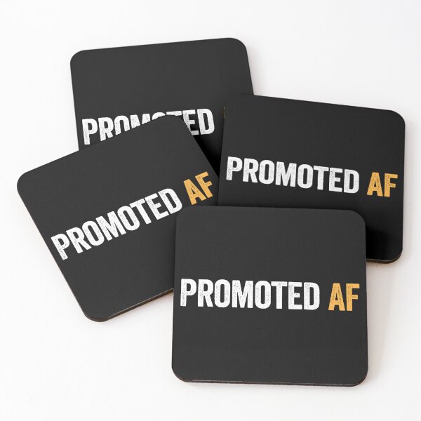 Item preview, Promoted AF - Funny New Job Promotion Gift designed and sold by kamalasyakila.