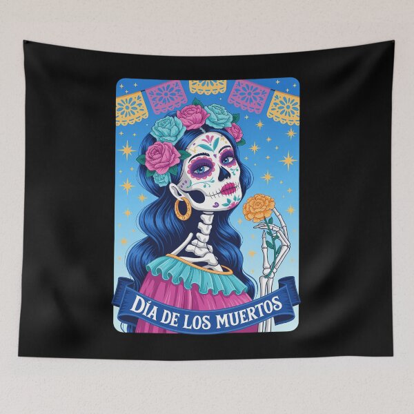 Item preview, Tarot Card Dia De Los Muertos Catrina Day Of The Dead designed and sold by HellD3vil-Art.