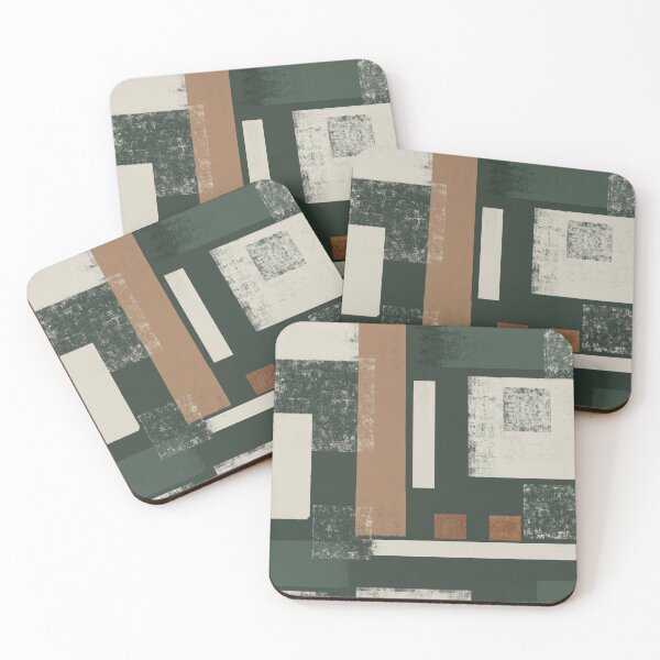 Item preview, Sage green geometric abstract art designed and sold by Sunakokookkook.