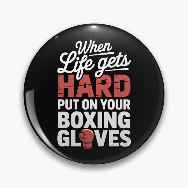Item preview, When life gets hard put on your Boxing Gloves Fighting Boxer designed and sold by HellD3vil-Art.