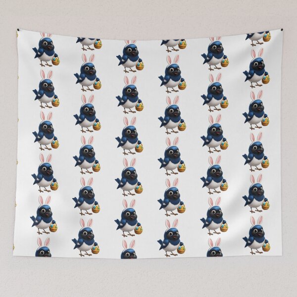 Item preview, Easter Black Throated Blue Warbler designed and sold by Sillytoe.