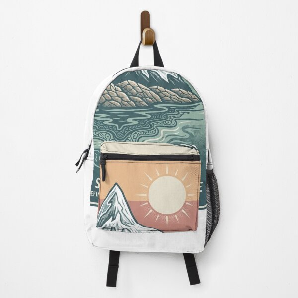 Item preview, Minimalist Sunset Adventure – Mountain Explorer Vintage Design designed and sold by Artful Expression .