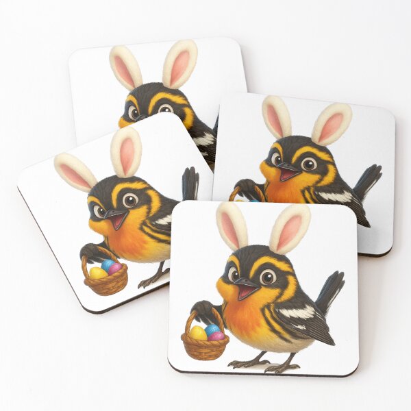 Item preview, Easter Blackburnian Warbler designed and sold by Sillytoe.