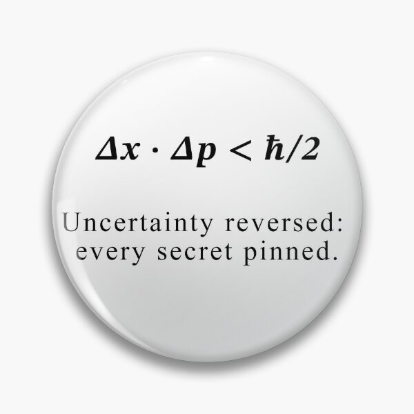 Item preview, uncertainty principle reversed designed and sold by birdspinestudio.