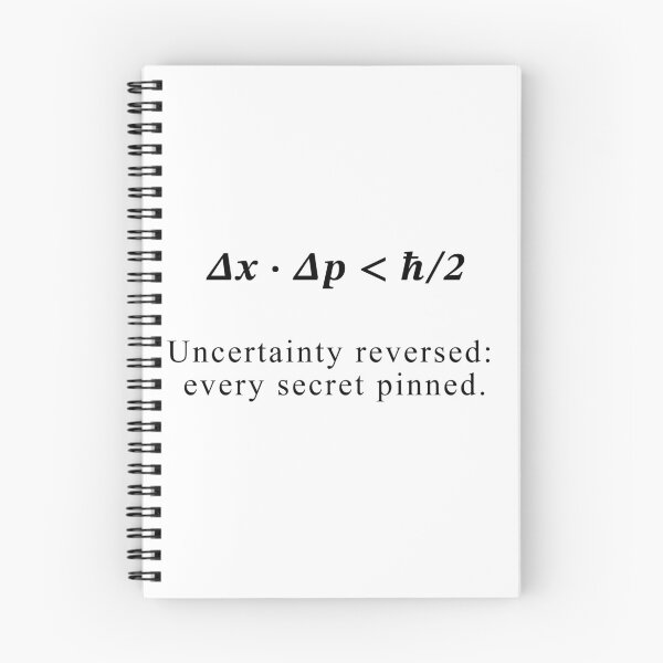 Item preview, uncertainty principle reversed designed and sold by birdspinestudio.