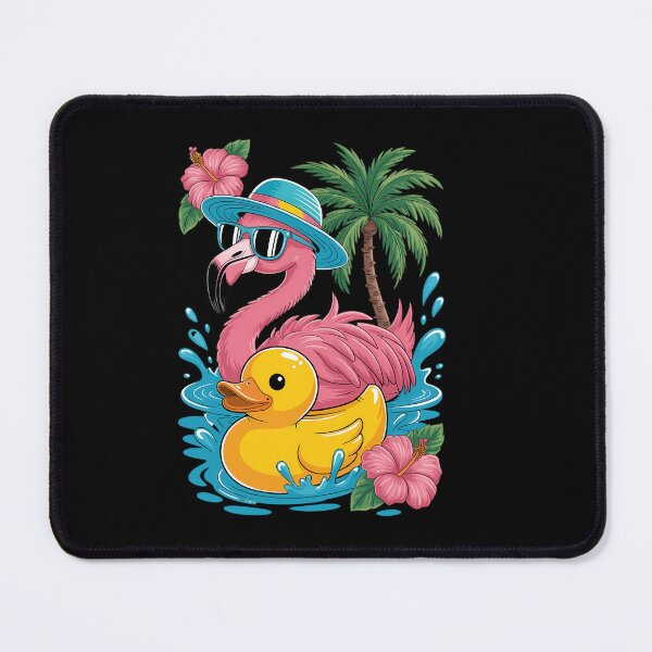 Item preview, Pink Flamingo Beach Summer Vibes Palm Tree Tropical Summer designed and sold by HellD3vil-Art.
