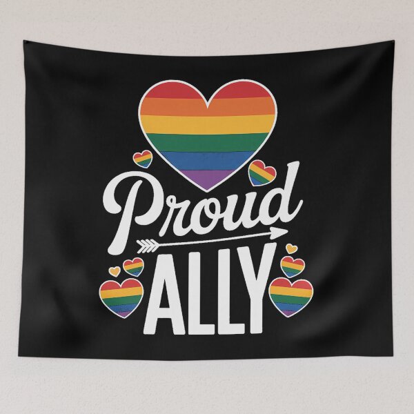 Item preview, Proud Ally LGBTQ designed and sold by HellD3vil-Art.
