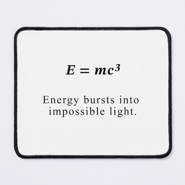 Item preview, e is mc cubed designed and sold by birdspinestudio.