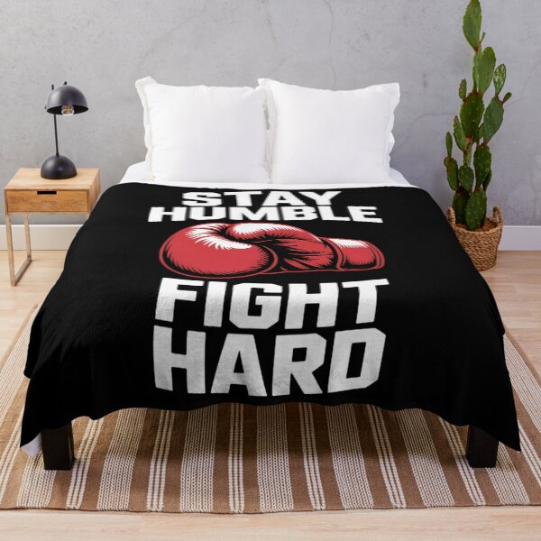 Item preview, Stay Humble Fight Hard Boxing Gloves - Boxer designed and sold by HellD3vil-Art.