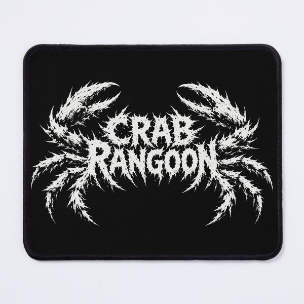 Item preview, Funny Crab Rangoon Meme Death Metal Logo designed and sold by Eh Plus Designs.
