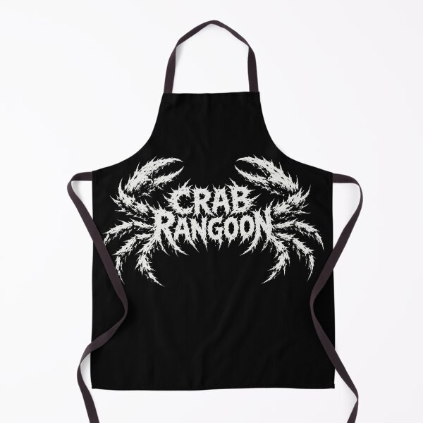 Item preview, Funny Crab Rangoon Meme Death Metal Logo designed and sold by Eh Plus Designs.