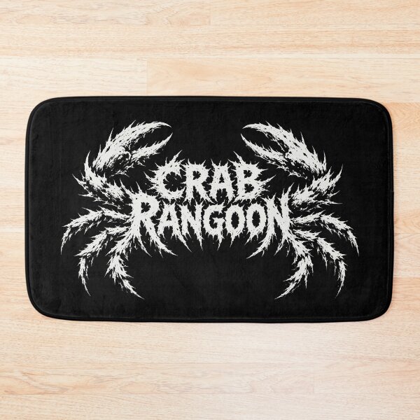 Item preview, Funny Crab Rangoon Meme Death Metal Logo designed and sold by Eh Plus Designs.