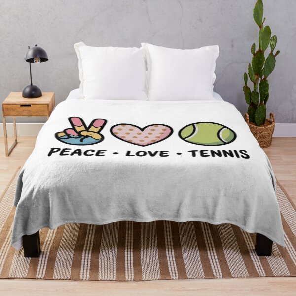 Item preview, Peace Love Tennis Cute for Women Teen Little Girls Pastel designed and sold by HellD3vil-Art.