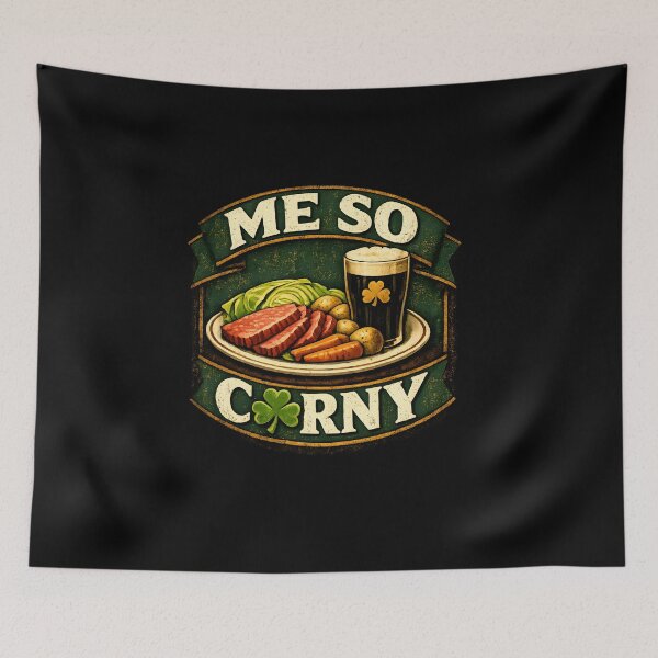 Item preview, Me So Corny Irish Humor Design designed and sold by HUTEND.