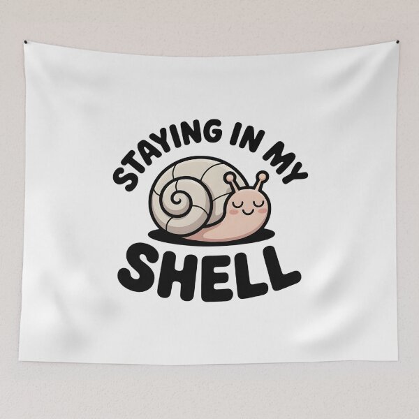 Item preview, Kawaii Snail Safe Inside Shell Home - Do Not Disturb Aesthetic designed and sold by Mr-wow.