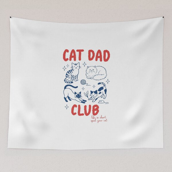 Item preview, Cat Dad Club Funny Cat Lover designed and sold by anselmnacht.