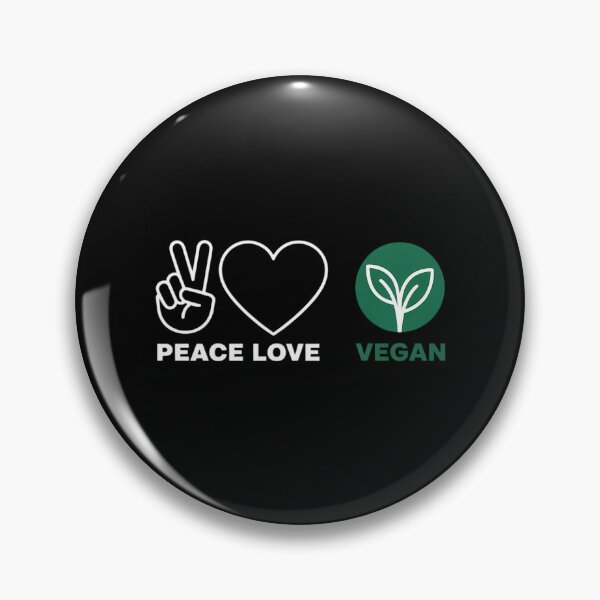 Item preview, Peace, Love Vegan Vegan Lover Vegan Food Lover designed and sold by HellD3vil-Art.