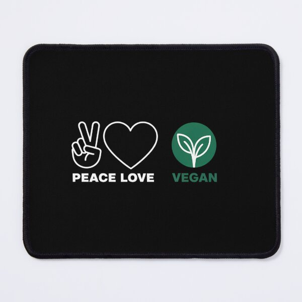 Item preview, Peace, Love Vegan Vegan Lover Vegan Food Lover designed and sold by HellD3vil-Art.