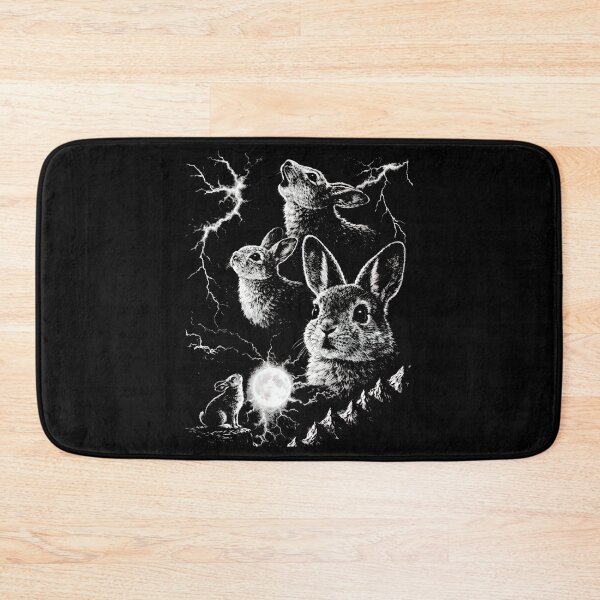Item preview, Bunny Howling to the Moon Vintage designed and sold by anselmnacht.