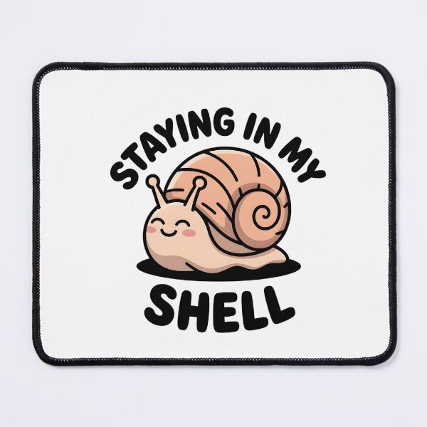 Item preview, Sarcastic Introvert Snail - Escaping Reality Mental Break Art designed and sold by Mr-wow.