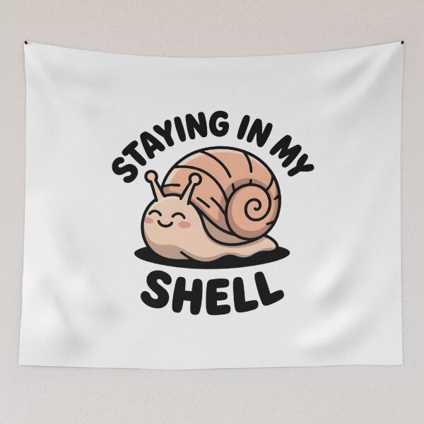 Item preview, Sarcastic Introvert Snail - Escaping Reality Mental Break Art designed and sold by Mr-wow.