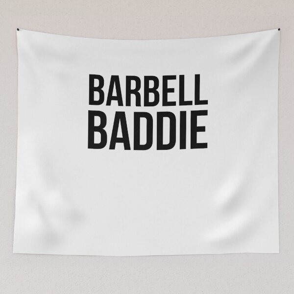 Item preview, Barbell Baddie Weightlifting Gym Fitness Woman designed and sold by snowry.