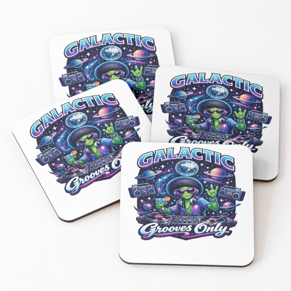 Item preview, Galactic Grooves Alien DJ Party designed and sold by Dresut.