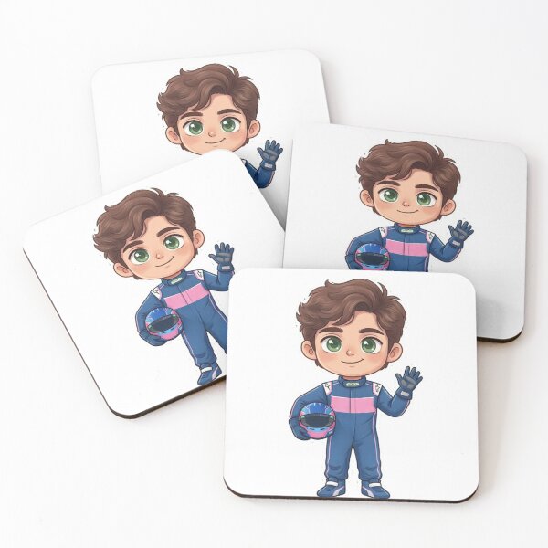Item preview, Argentine Driver Chibi Cartoon Sticker designed and sold by Nubecitabru.
