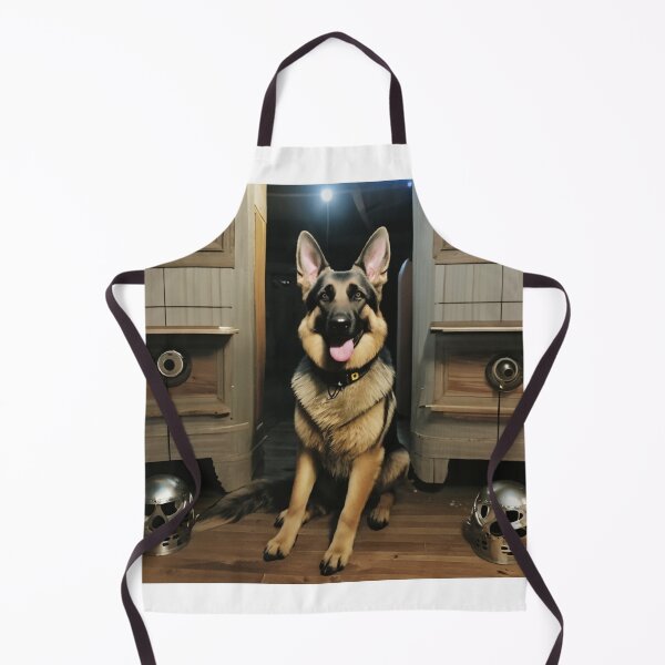 Item preview, Loyal Guardian German Shepherd – Watchful Protector Dog Art designed and sold by Mirgonhood.