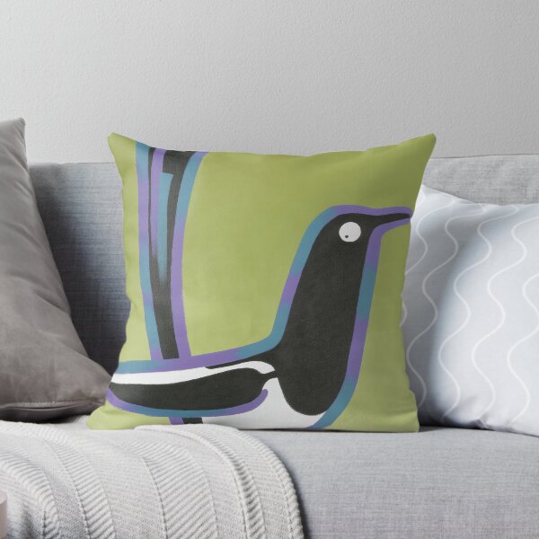 Magpie Throw Pillow
