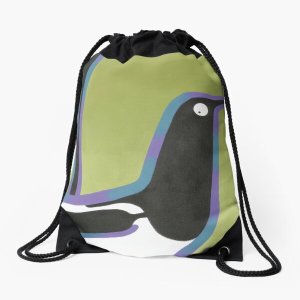 Magpie Drawstring Bag