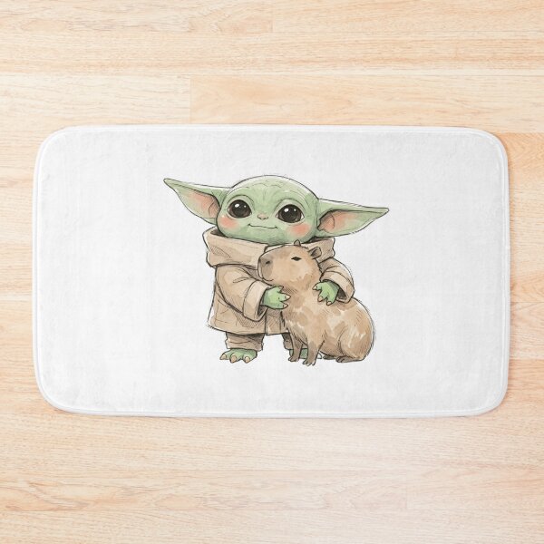 Item preview, BABY YODA WITH CAPYBARA designed and sold by LIS AND MELIVERSO.