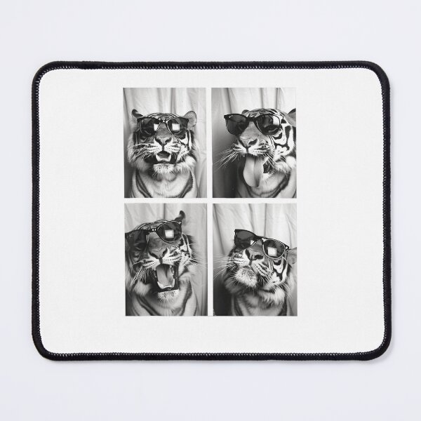 Item preview, Cute Tigers with Sunglasses Cool Feline Animals Photo Booth designed and sold by alber-garnell.