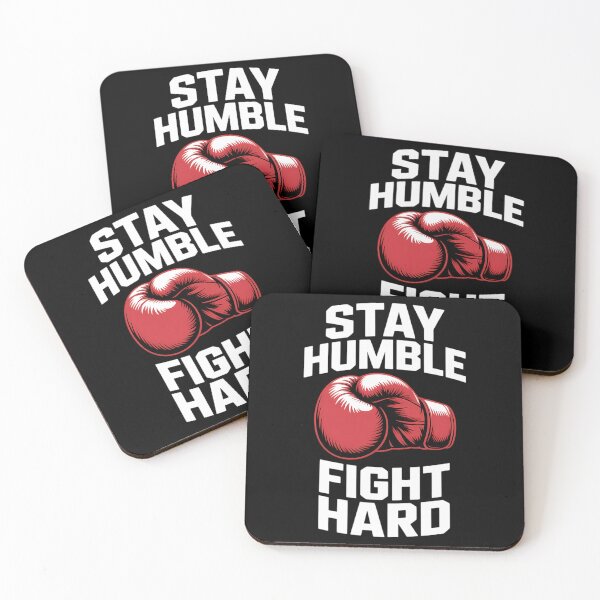 Item preview, Stay Humble Fight Hard Boxing Gloves - Boxer designed and sold by VENOM0RIOT.