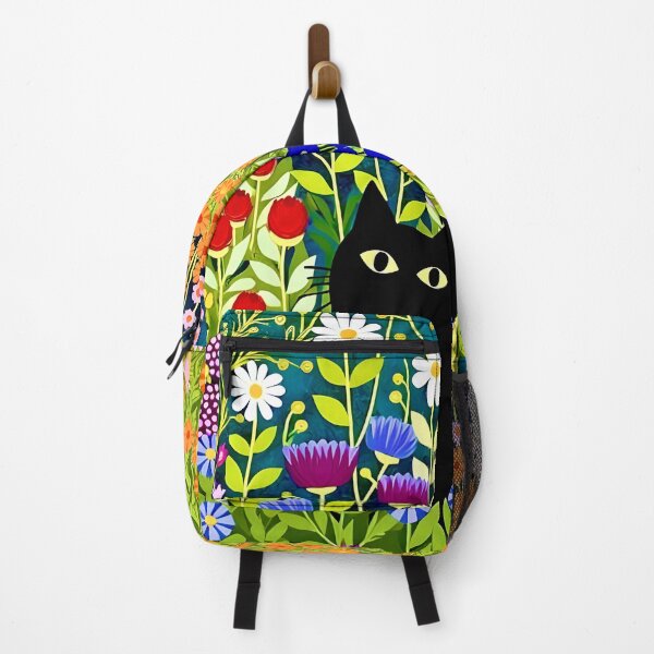 Item preview, Gustav Klimt Cat in Flower Garden designed and sold by Vicky Brago-Mitchell®.