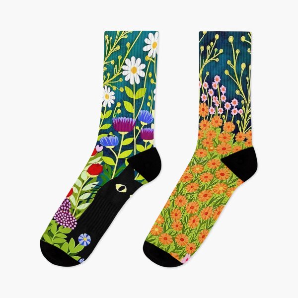 Item preview, Gustav Klimt Cat in Flower Garden designed and sold by Vicky Brago-Mitchell®.