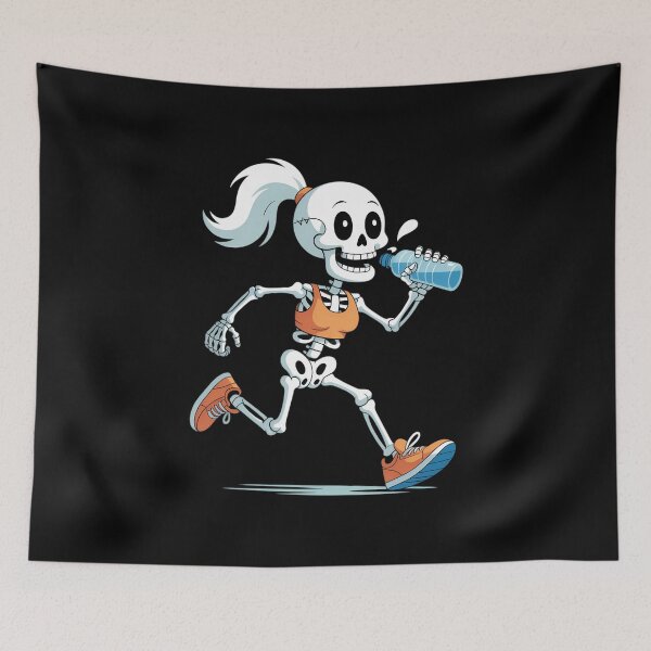 Item preview, Running Skeleton Halloween Spooky Runners Lover designed and sold by VENOM0RIOT.