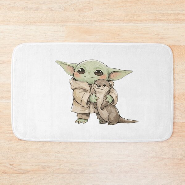 Item preview, BABY YODA WITH OTTER designed and sold by LIS AND MELIVERSO.