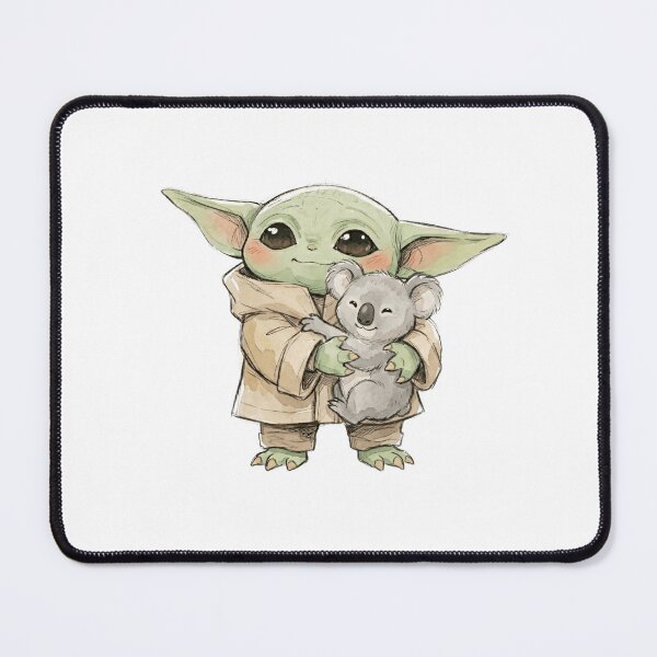 Item preview, BABY YODA WITH KOALA designed and sold by LIS AND MELIVERSO.