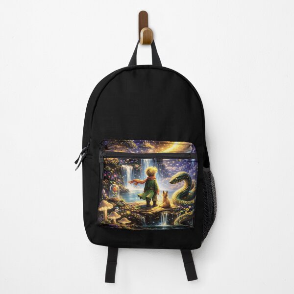 Item preview, The Little Prince Under Giant Crescent Moon designed and sold by EdaAlydn.