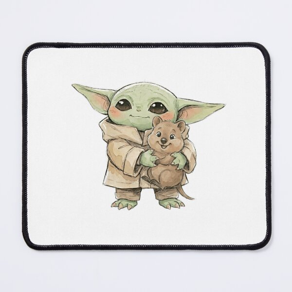 Item preview, BABY YODA WITH QUOKKA designed and sold by LIS AND MELIVERSO.