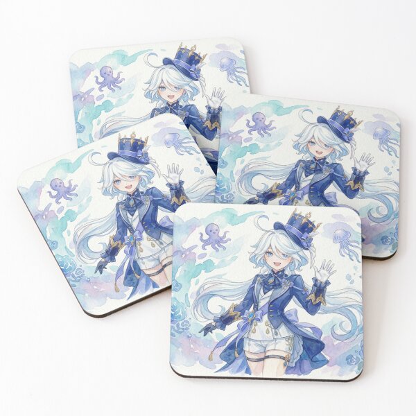 Item preview, Furina // Genshin Impact Watercolor designed and sold by Astraphyllia.