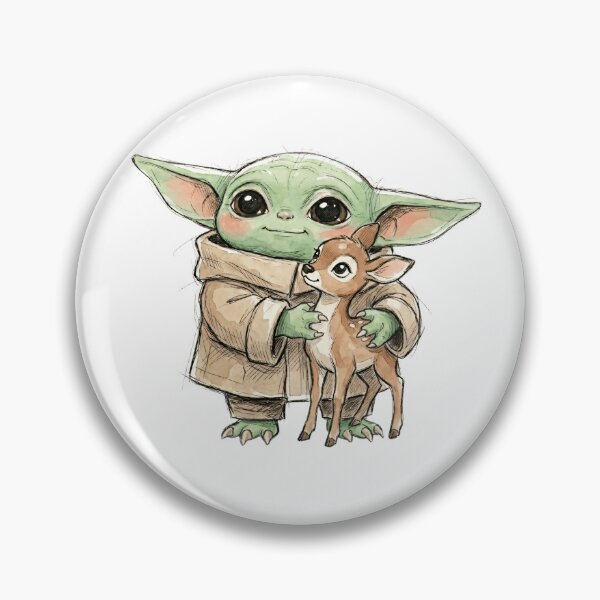 Artikelvorschau, BABY YODA MIT HIRSCH entworfen und verkauft von LIS AND MELIVERSO.